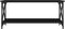 vidaXL - Salontafel - 100x45x45 - cm - bewerkt - hout - en - ijzer - zwart