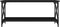 vidaXL - Salontafel - 100x45x45 - cm - bewerkt - hout - en - ijzer - zwart