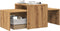 vidaXL - Salontafel - 100x48x40 - cm - bewerkt - hout - artisanaal - eikenkleurig