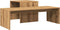 vidaXL - Salontafel - 100x48x40 - cm - bewerkt - hout - artisanaal - eikenkleurig