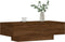 vidaXL - Salontafel - 100x49,5x31 - cm - bewerkt - hout - bruin - eikenkleur