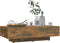 vidaXL - Salontafel - 100x49,5x31 - cm - bewerkt - hout - gerookt - eikenkleurig