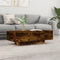 vidaXL - Salontafel - 100x49,5x31 - cm - bewerkt - hout - gerookt - eikenkleurig