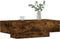 vidaXL - Salontafel - 100x49,5x31 - cm - bewerkt - hout - gerookt - eikenkleurig