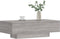 vidaXL - Salontafel - 100x49,5x31 - cm - bewerkt - hout - grijs - sonoma - eikenkleur