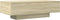 vidaXL - Salontafel - 100x49,5x31 - cm - bewerkt - hout - sonoma - eikenkleurig