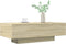 vidaXL - Salontafel - 100x49,5x31 - cm - bewerkt - hout - sonoma - eikenkleurig