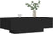 vidaXL - Salontafel - 100x49,5x31 - cm - bewerkt - hout - zwart