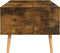 vidaXL - Salontafel - 100x49,5x43 - cm - bewerkt - hout - gerookt - eikenkleurig