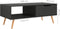 vidaXL - Salontafel - 100x49,5x43 - cm - bewerkt - hout - grijs