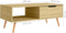 vidaXL - Salontafel - 100x49,5x43 - cm - bewerkt - hout - sonoma - eikenkleurig