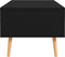 vidaXL - Salontafel - 100x49,5x43 - cm - bewerkt - hout - zwart