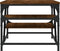 vidaXL - Salontafel - 100x49x40 - cm - bewerkt - hout - bruin - eikenkleur