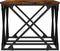 vidaXL - Salontafel - 100x49x40 - cm - bewerkt - hout - gerookt - eikenkleurig