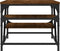 vidaXL - Salontafel - 100x49x40 - cm - bewerkt - hout - gerookt - eikenkleurig