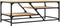 vidaXL - Salontafel - 100x49x40 - cm - bewerkt - hout - sonoma - eikenkleurig