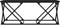vidaXL - Salontafel - 100x49x40 - cm - bewerkt - hout - zwart