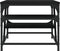 vidaXL - Salontafel - 100x49x40 - cm - bewerkt - hout - zwart