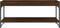 vidaXL - Salontafel - 100x49x45 - cm - bewerkt - hout - bruin - eikenkleur