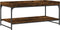 vidaXL - Salontafel - 100x49x45 - cm - bewerkt - hout - gerookt - eikenkleurig