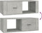 vidaXL - Salontafel - 100x50,5x35 - cm - bewerkt - hout - betongrijs