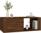 vidaXL - Salontafel - 100x50,5x35 - cm - bewerkt - hout - bruin - eikenkleur