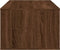 vidaXL - Salontafel - 100x50,5x35 - cm - bewerkt - hout - bruin - eikenkleur