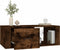 vidaXL - Salontafel - 100x50,5x35 - cm - bewerkt - hout - gerookt - eikenkleurig