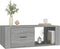 vidaXL - Salontafel - 100x50,5x35 - cm - bewerkt - hout - grijs - sonoma - eikenkleur