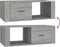 vidaXL - Salontafel - 100x50,5x35 - cm - bewerkt - hout - grijs - sonoma - eikenkleur