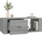 vidaXL - Salontafel - 100x50,5x35 - cm - bewerkt - hout - grijs - sonoma - eikenkleur