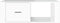 vidaXL - Salontafel - 100x50,5x35 - cm - bewerkt - hout - hoogglans - wit