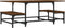vidaXL - Salontafel - 100x50,5x40 - cm - bewerkt - hout - bruin - eikenkleur