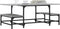 vidaXL - Salontafel - 100x50,5x40 - cm - bewerkt - hout - grijs - sonoma