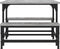vidaXL - Salontafel - 100x50,5x40 - cm - bewerkt - hout - grijs - sonoma