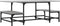 vidaXL - Salontafel - 100x50,5x40 - cm - bewerkt - hout - grijs - sonoma