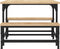 vidaXL - Salontafel - 100x50,5x40 - cm - bewerkt - hout - sonoma - eikenkleurig