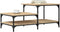 vidaXL - Salontafel - 100x50,5x45 - cm - bewerkt - hout - sonoma - eikenkleurig