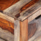 vidaXL - Salontafel - 100x50x30 - cm - massief - sheeshamhout - grijs