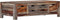 vidaXL - Salontafel - 100x50x30 - cm - massief - sheeshamhout - grijs