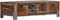vidaXL - Salontafel - 100x50x30 - cm - massief - sheeshamhout - grijs