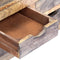 vidaXL - Salontafel - 100x50x30 - cm - massief - sheeshamhout - grijs