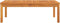 vidaXL - Salontafel - 100x50x33 - cm - massief - acaciahout