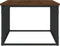 vidaXL - Salontafel - 100x50x35,5 - cm - bewerkt - hout - bruin - eikenkleur