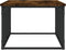 vidaXL - Salontafel - 100x50x35,5 - cm - bewerkt - hout - gerookt - eikenkleurig