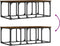 vidaXL - Salontafel - 100x50x35,5 - cm - bewerkt - hout - gerookt - eikenkleurig