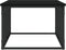 vidaXL - Salontafel - 100x50x35,5 - cm - bewerkt - hout - zwart
