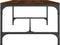 vidaXL - Salontafel - 100x50x35 - cm - bewerkt - hout - bruin - eikenkleur