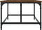 vidaXL - Salontafel - 100x50x35 - cm - bewerkt - hout - bruin - eikenkleur