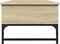 vidaXL - Salontafel - 100x50x35 - cm - bewerkt - hout - en - metaal - sonoma - eiken